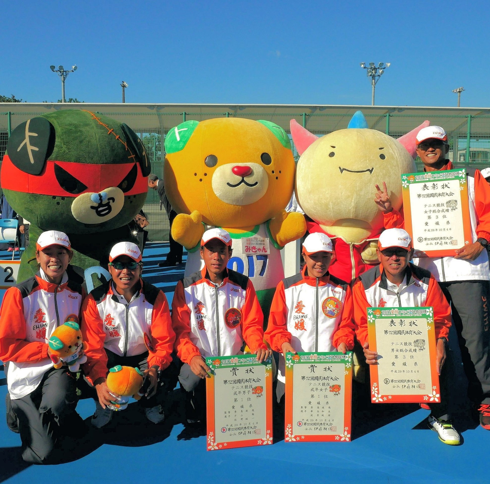 国体成年男女アベックＶを弾みに日本リーグへ　～伊予銀行テニス部～